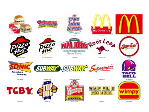 hungry? examples of red and yellow in restaurant logos