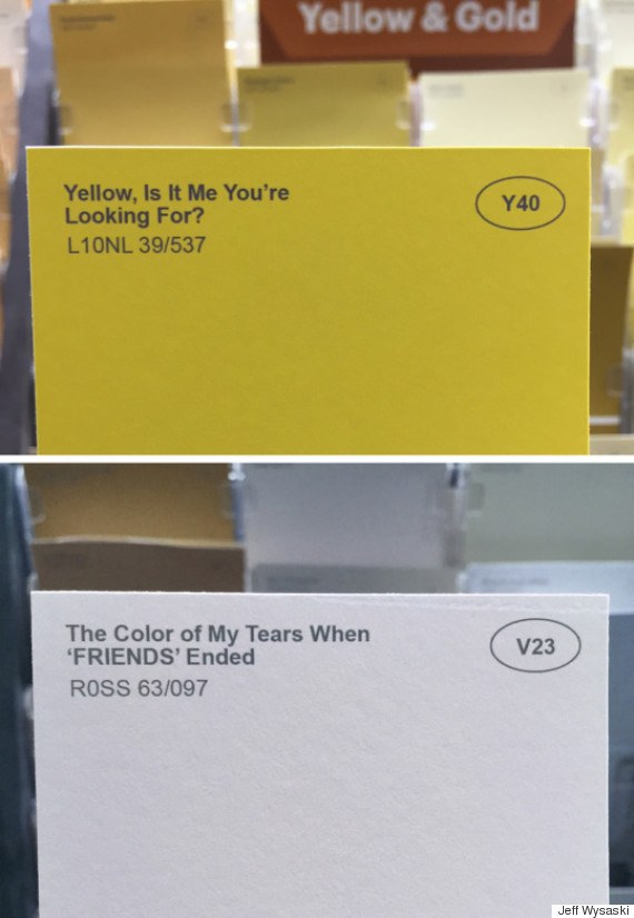 Yellow, is it me your looking for & Color of my tears when friends ended