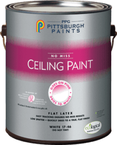 Pittsburg Paint no miss ceiling paint