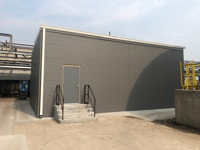 Painted exterior industrial project